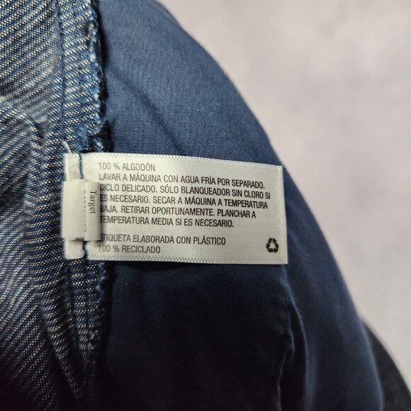 Goodfellow Shorts Mens Medium Blue Heather Stripe‎ Drawstring Casual Summer - Picture 13 of 13